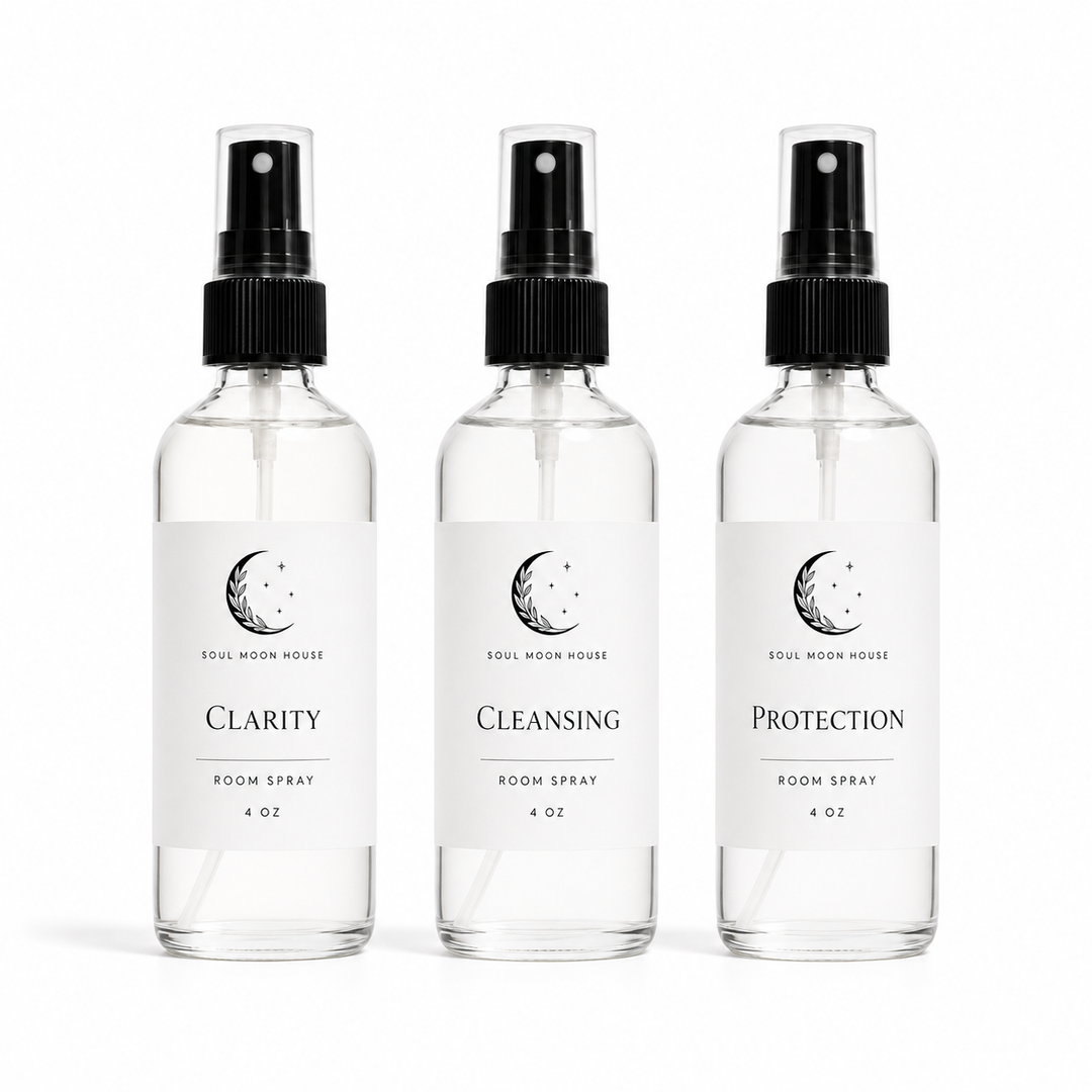 Soul Moon House Clarity, Cleansing and Protection 4 oz room sprays