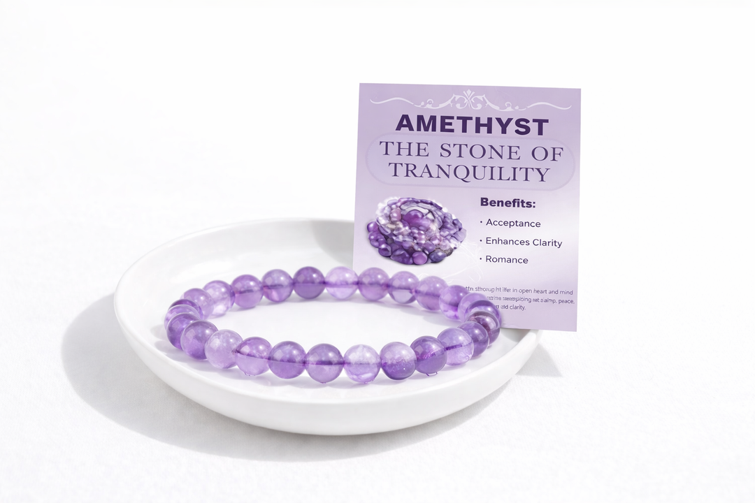 CRYSTAL BRACELET FOR ENERGY, INTENTION, AND ALIGNMENT