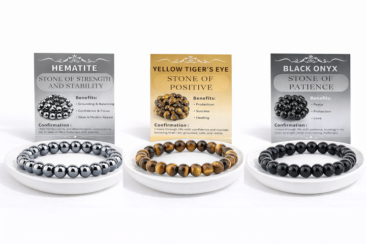 CRYSTAL BRACELET FOR ENERGY, INTENTION, AND ALIGNMENT