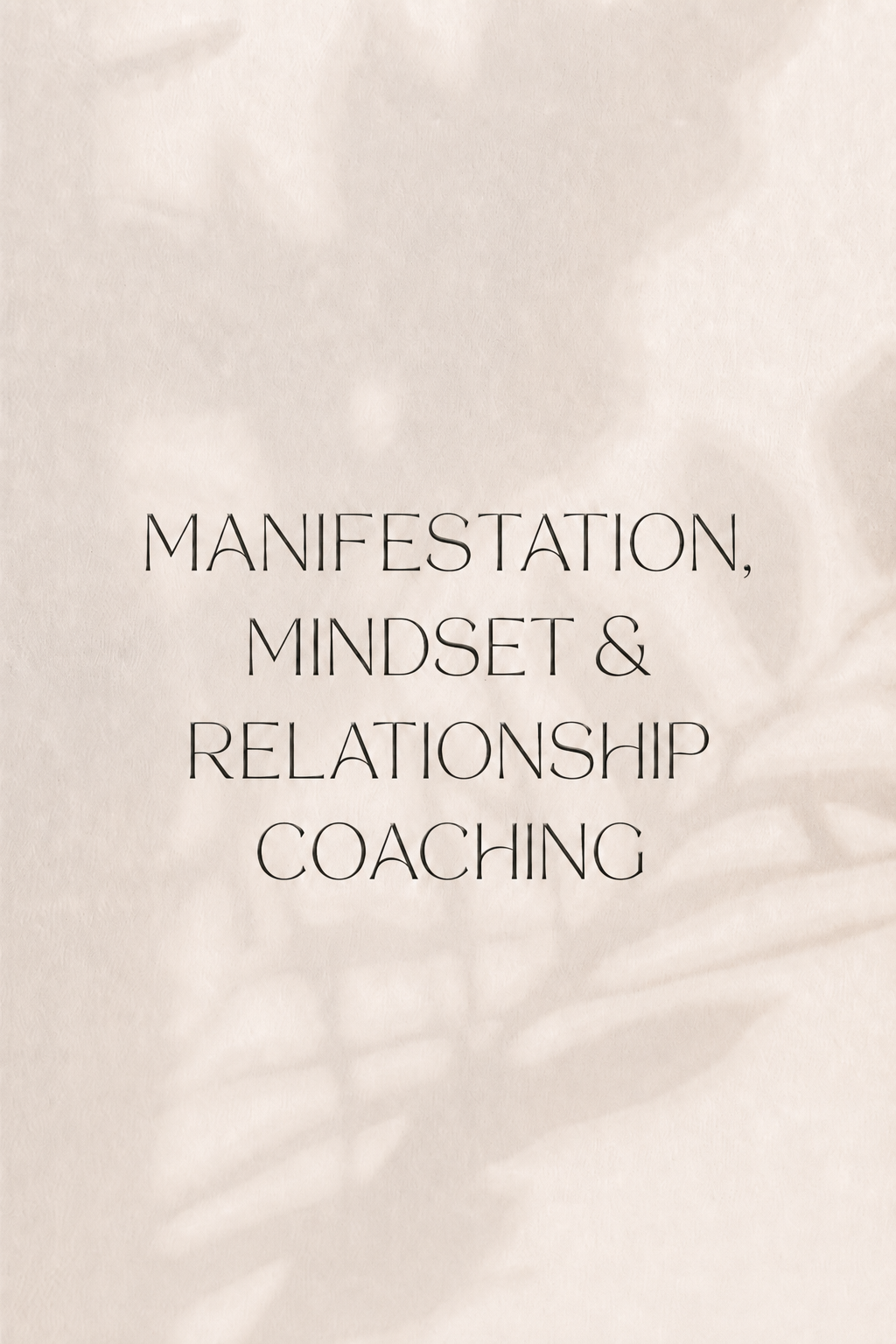 Manifestation, Mindset & Relationship Coaching — Soul Moon House